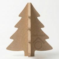 Ham MDF Dekoratif Yılbaşı Ağacı (Klasik Model)