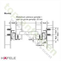 Hafele EGO Naylon Tekerlekli Ray