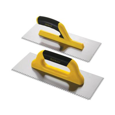 Seramik Malası Açık Plastik Saplı - Yay Çeliği - Üçgen Dişli - 50 cm