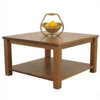 Doğal Masif Ahşap Kayın Orta Sehpa